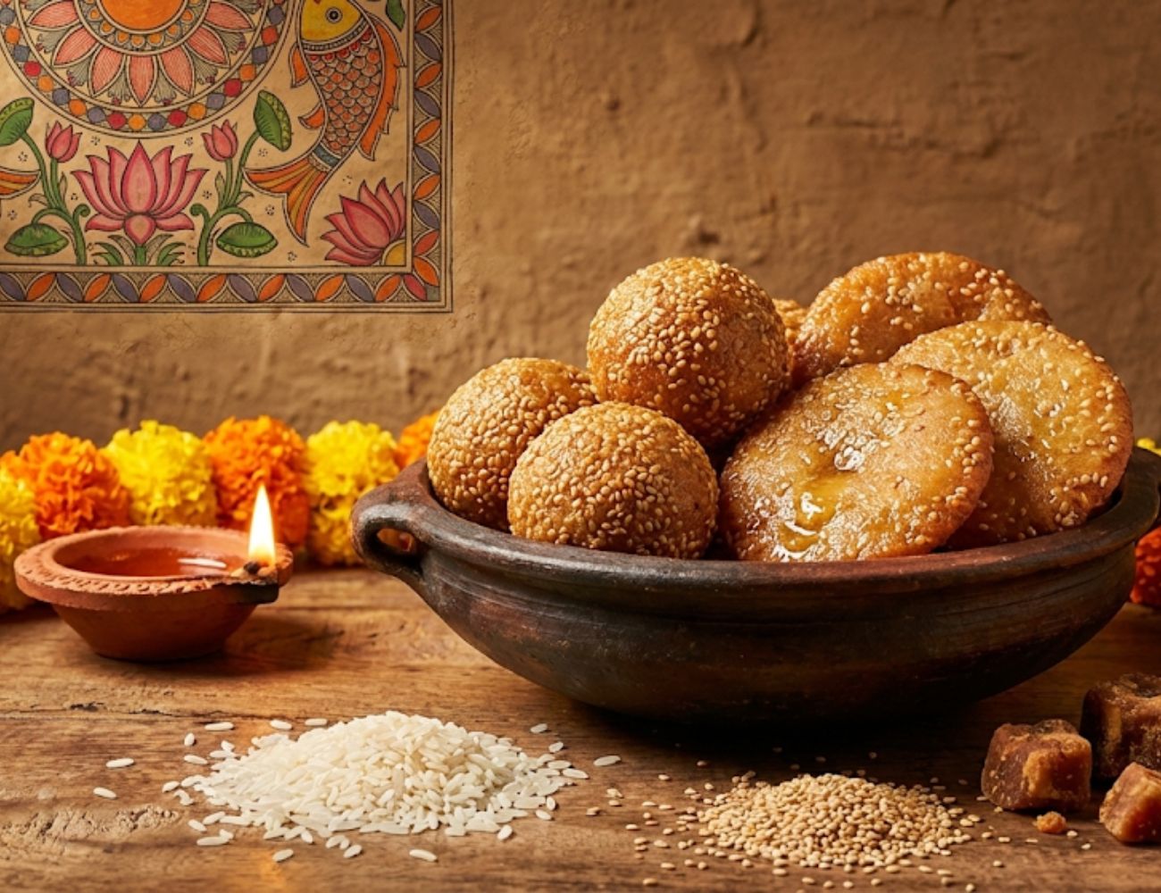 Anarsa rice delicacies